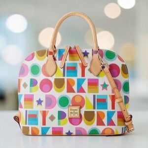 Dooney & Bourke Art Deco Zip Zip Satchel